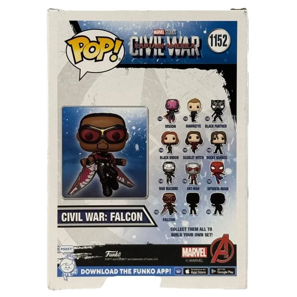 Funko Pop! Vinyl: Marvel - Civil War: Falcon Amazon (Exclusive) #1152 New In Box
